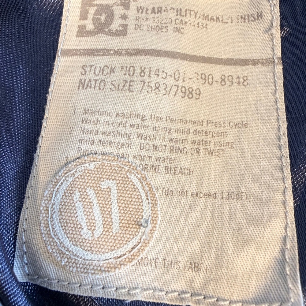 DC Shoes M Utility Luxe Safari Jacket Y2K Military Cargo Cropped Khaki Read Des. - Picture 8 of 16